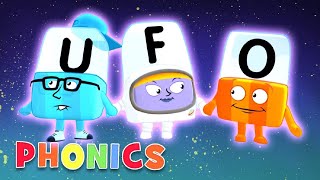 Alphablocks And Numberblocks  UFO  Series 10 [upl. by Sky]