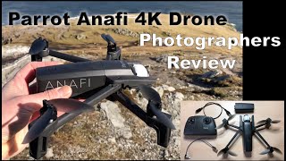 Parrot Anafi 4k Drone  Photographers Review [upl. by Ahsrats418]