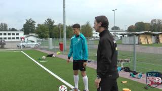 Passspiel Training am Deutschen Fußball Internat [upl. by Nylirehs]