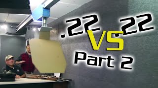 22 vs 22 Part 2 Indoors at 50 yards [upl. by Ynohtona]