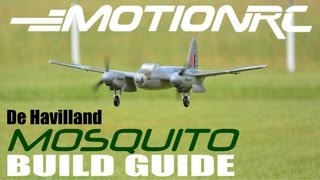 MotionRC  FREEWING de Havilland MOSQUITO Build Guide By RCINFORMER [upl. by Ettennod]