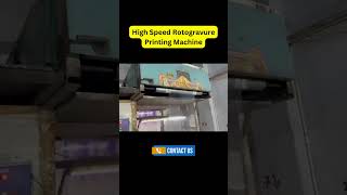 High Speed Rotogravure Printing Machine [upl. by Hax]