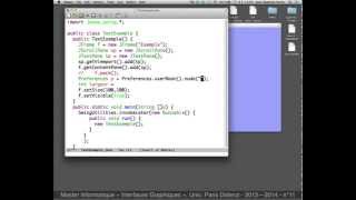 IHM GUI Java Swing n°11 p2  JTextPanePreferences [upl. by Eelyma]