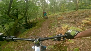 Mountain biking in Penyard  RossonWye  Chase and The Pludds [upl. by Akirdnahs]