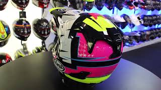 Arai MXV Evo Motocross Helmet Battle Yellow [upl. by Brandy560]