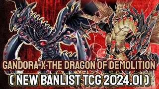 YGOPRO  GandoraX the Dragon of Demolition Dec2023  Testing Deck amp New Banlist TCG 202401 [upl. by Carolan581]