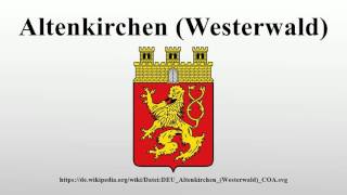 Altenkirchen Westerwald [upl. by Donelson]