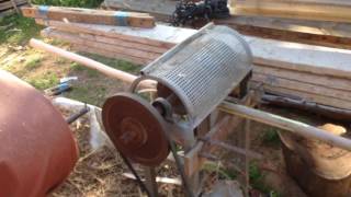 Peeling Debarking Machinehomemade [upl. by Hamachi]