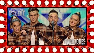 ¡Subidón Este grupo de baile enloquece a la audiencia  Audiciones 9  Got Talent España 2018 [upl. by Eselahc]