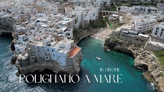 Polignano a Mare Best 4K Drone Footage of the Town in Puglia [upl. by Yunfei]