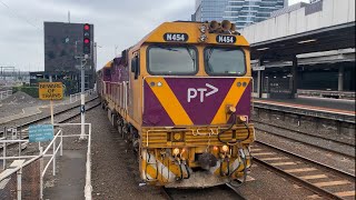 VLine N454 City of Horsham Arriving at Southern Cross Station from Warrnambool [upl. by Barnabas]