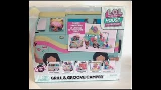 LOL MINI CAMPER VAN UNBOXING AND PLAY [upl. by Epperson]