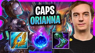 CAPS IS A BEAST WITH ORIANNA  G2 Caps Plays Orianna Mid vs Yasuo Season 2024 [upl. by Paza]