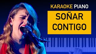 SOÑAR CONTIGO  Amaia  Piano Karaoke  Partitura [upl. by Sipple]