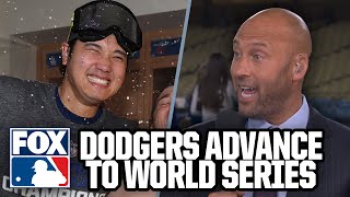 Dodgers ADVANCE to WORLD SERIES after Game 6 win vs Mets David Ortiz Derek Jeter Alex Rodriguez [upl. by Pleione]