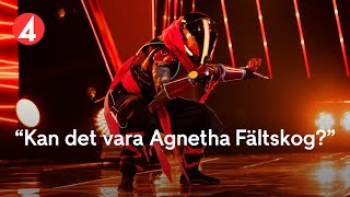 Cyberninjan överraskar med sin sångröst i Masked Singer Sverige 2022 [upl. by Crispin255]