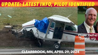 UPDATE Clearbrook Minnesota Plane Crash Pilot Identified [upl. by Nada]