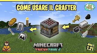 Guida Crafter Minecraft  Fabbricatore Minecraft 121  Crafter come usarlo [upl. by Lyford]