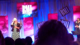 Faith Evans amp Timiney Figueroa Calling My Name at BMI Luncheonmp4 [upl. by Yelrahc]