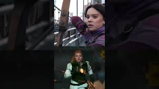 kate bishop vs yelena beloeo mcu marvel marvel Cinematic universe Hawkeye and black widow members [upl. by Redlac]