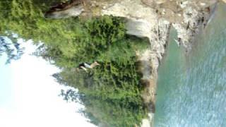 cliff jumping alder lake 55 ft [upl. by Enom]