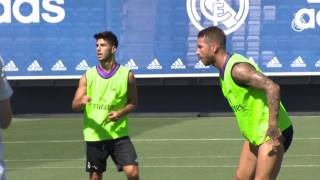 Ball work and physical training in preparation for the start of La Liga [upl. by Notfa721]