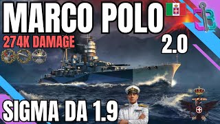 MARCO POLO  Finalmente migliorata è libera di sprigionare il suo potenziale  World of Warships [upl. by Kliber315]