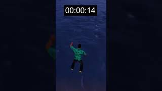 how long does it take to hit water in all gta gta gta5 gaming [upl. by Nwahsaj]