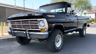 1969 Ford F100 4x4  Walk Around [upl. by Nohsreg]