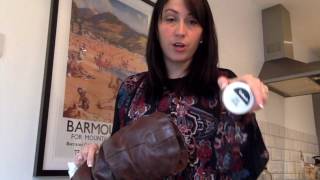 Using Collonil Shoe Cream to Restore Leather Boots [upl. by Ellehsor100]