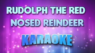 Rudolph The Red Nosed Reindeer Karaoke amp Lyrics [upl. by Maidie]