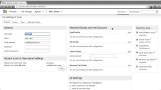 TeamCity User Guide Part 9 of 9  Notifications and User Profile [upl. by Nohtanoj]
