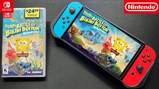 Unboxing SpongeBob SquarePants Battle for Bikini Bottom  Rehydrated  Nintendo Switch [upl. by Onailil895]