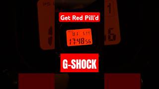 Get Red Pilld GShock Adrenaline Red Square gwb5600ar1  Aliexpress steel bezel and bracelet mod [upl. by Tham]