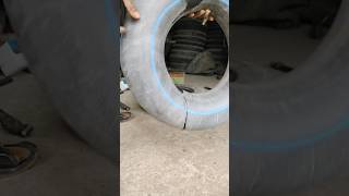 Tyre tube puncture repairingviralshort shortsvideo tyre tube car tires skills [upl. by Dafodil243]