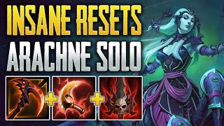 ARACHNE BUT SHE RESETS HER COOLDOWNS IN 3 SECONDS Arachne Solo Gameplay SMITE Conquest [upl. by Hahn]