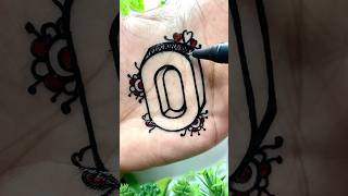 How to draw O letter for beginners ✍️👨‍🎨 drawing art shorts [upl. by Ashton]