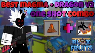 『Best Magma fruit  Dragon Talon One shot combo』Bounty Hunt l Roblox  Blox fruits update 16  55M [upl. by Cope]