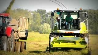 Traktory a Kombajny Sezona 2013 3x Żniwa Claas Lexion Oragro HD [upl. by Suoivatco]