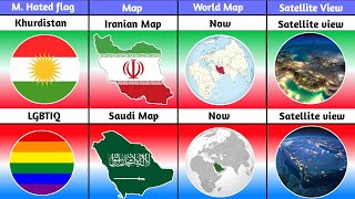 🇮🇷 Iran vs 🇸🇦 Saudi Arabia  country CompressionReal Data 20 [upl. by Sheppard]