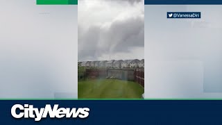 Tornado touched down in Ottawa suburb OFS [upl. by Koslo]