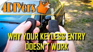 5 Reasons Why a Keyless Remote Does Not Work [upl. by Oleta486]