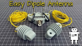 Simple 20m Ham Radio Dipole Antenna [upl. by Dionysus857]