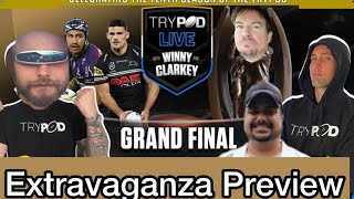 🏆 🎧 TryPod LIVE 🖲 🏉💰NRL Grand Final Preview Extravaganza 💰🏉 Storm v Panthers [upl. by Aanas]