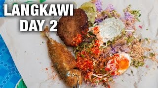 Attractions in Langkawi Fish Curry and Nasi Kerabu Day 2 [upl. by Attenaej832]