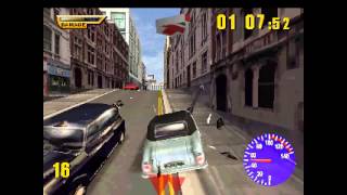 The Italian Job  PS1 Gameplay [upl. by Reffinnej]