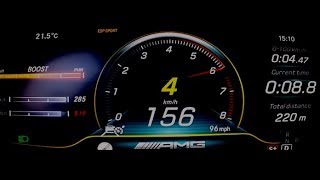 2019 Mercedes c43 amg 390 HP Acceleration 0100kmh [upl. by Stephie]