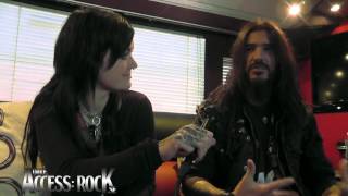 Access Rock interview with Robb Flynn of Machine Head at Metaltown 2012 [upl. by Devora]