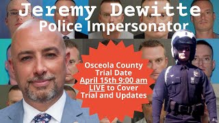 Jeremy Dewitte Trial April 15th 2024  FEDERAL INDICTMENT [upl. by Dillie]