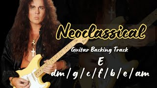 Neoclassical Metal Guitar Backing Track [upl. by Fletch]